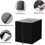 IBC Tote Cover With Zipper, 275 Gallon 1000L Outdoor IBC Tote Sunshade 210D