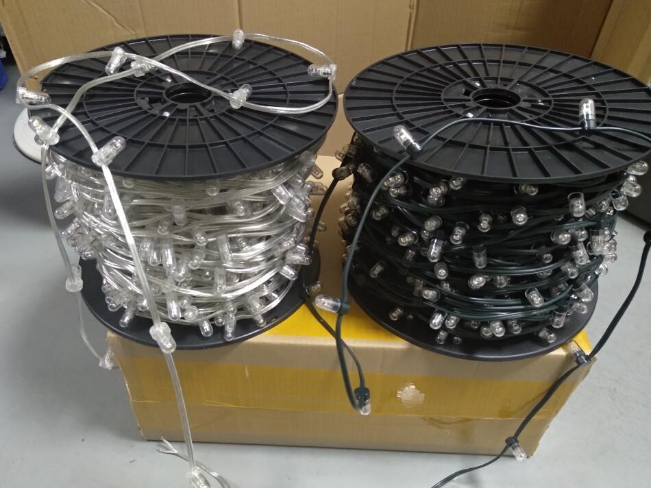 50M/roll custom Mini Clip String Light DC12V fairy lights 666 led outdoor cuttable christmas tree lights