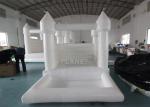 White Small 10FT Inflatable Bounce House PVC Bouncy Castle Jumper Toddler White