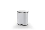 9L 347mm Height Stainless Steel Step Trash Can