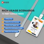 Office electronic RFID/NFC Plastic Card Smart Employee ID Badge Card Conference