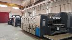Min Flexo Folder Gluer 380V 900x2000mm Paper Carton Box Making Machine