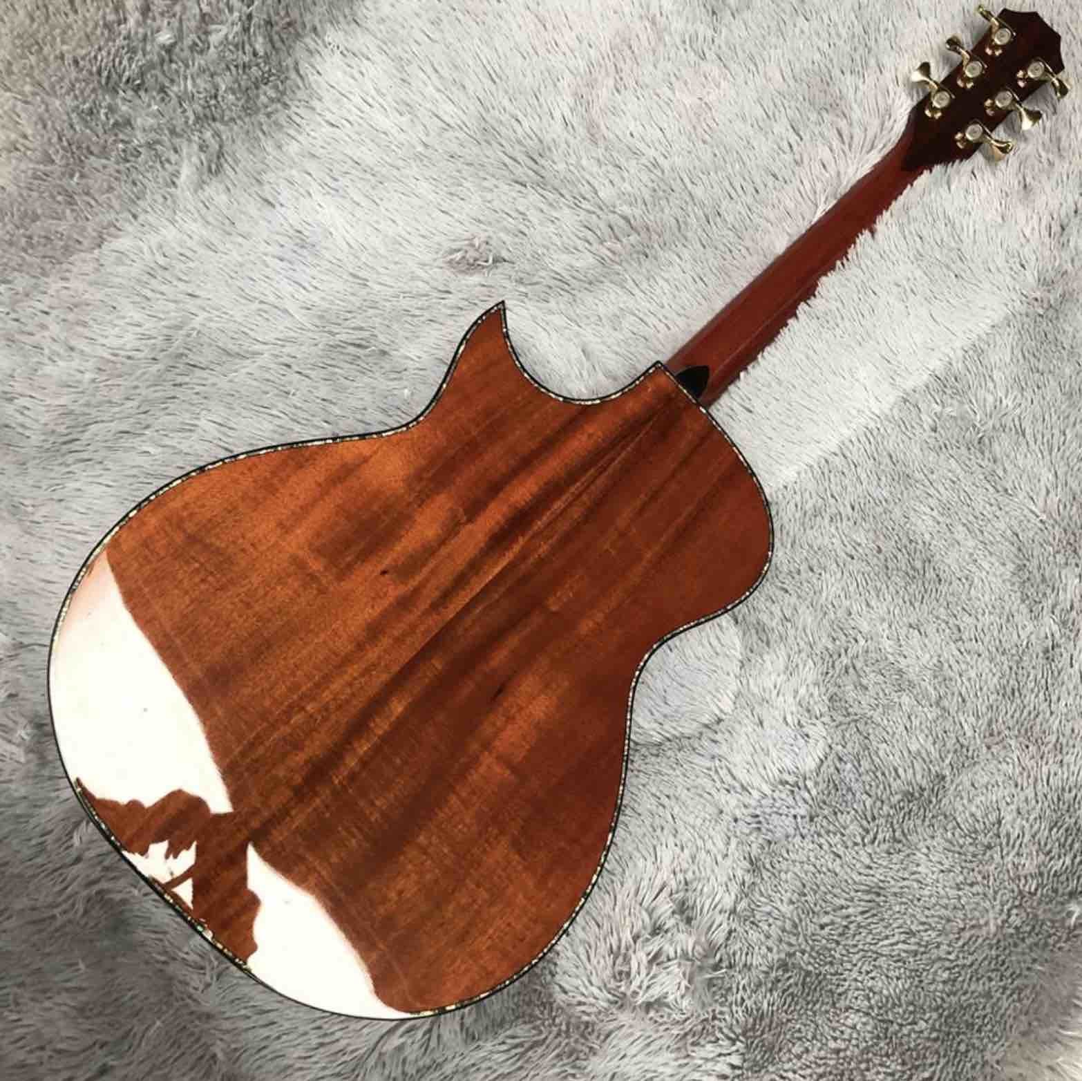 41 inch Solid KOA Top PS14 Acoustic Guitar Cocobolo Back Sides Real abalone Ebony Fingerboard TY Acoustic Guitar