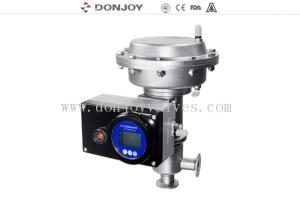 Wholesale Thin film Pneumatic Aseptic Reversing Seat Valve DN25-DN100 with SS316L from china suppliers
