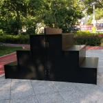 Black 5mm Corflute Fresh Flower Display Stand For Home Garden
