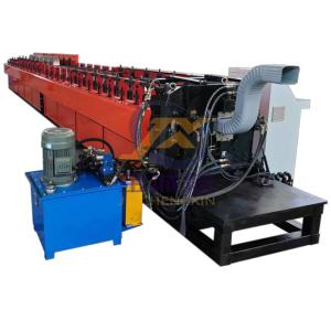 Wholesale PLC Roof Ridge Cap Roll Forming Machine 0.5-0.8mm Downpipe Roll Forming Machine from china suppliers