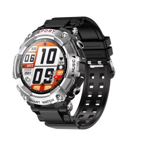 Wholesale Rainbuvvy T96 silver 2-in-1music sports smart watch Bluetooth call pedometer from china suppliers