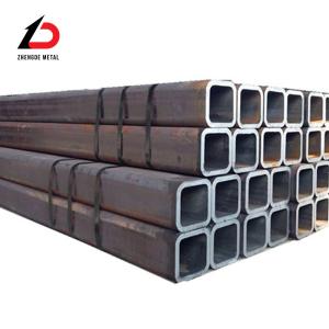 Wholesale China Factory S235jr Ss400 S235j0 A572 Carbon Steel Rectangular Seamless Tube Low Carbon Seamless Steel Tube Galvanzied Rectangular Tube for Building from china suppliers