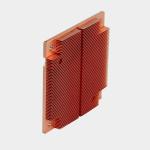 Customized Skived Fin Height Copper Heat Sink For Heat Dissipation
