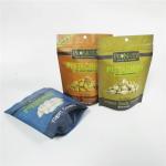 aluminum foil vacuum zip lock mylar packaging stand up pouch food nuts packing