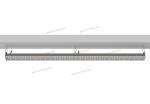 Suspension 150W/M 60W Linear Led Wall Washer A4 Beam