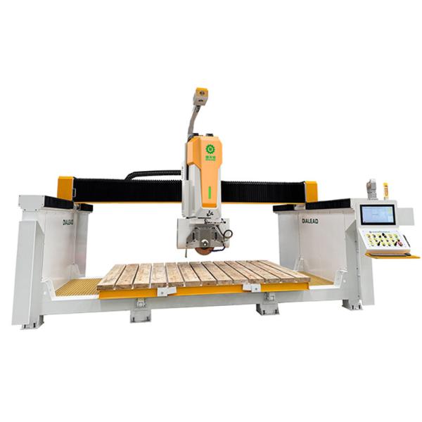 Heavy Duty 5 Axis CNC Stone Cutting Machine 22KW For Countertop Fabrication