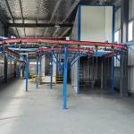 Heavy Duty Automatic Powder Coating Machine Reduced Waste Scratch Proof