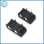 Black 100mm 250V PCB Mount Fuse Holder 279 Through Hole Fuse Holder