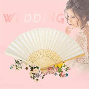 Wholesale Rib Fabric Bamboo Small Folding Hand Fan Custom Logo Multicolor from china suppliers