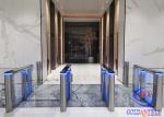 304 SS Speed Gate Turnstile With Face Recognition Thermal Camera