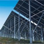 Hot-dip Galvanized Steel Photovoltaic Mounting System Ground Solar Bracket