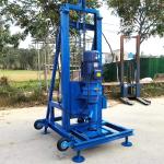 0-100M Small Electro-hydraulic Lifting Water Well Drilling Rig Suitable for