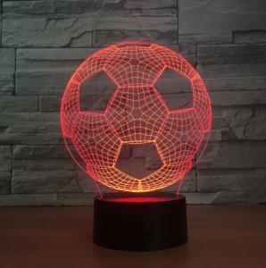 Wholesale Football 3D LED Night Light 7 Colors Change with Remote Control As Christmas Gifts For Baby Room Decoration from china suppliers