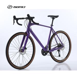 Wholesale GOMID Custom Road Touring Bicycle Gravel Bike Roadbike with SHIMANO CS-HG500-10 Cassette and Alloy Gravel Drop Handlebar from china suppliers