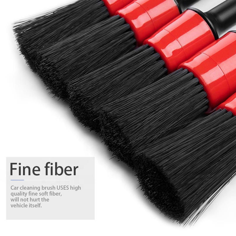 5 Different Sizes Car Detailing Brush Car Cleaning Tools Kit