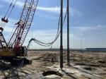 Pile Driver Vibro Compaction Ground Improvement Pile Vibroflotation 180kw For