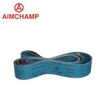 Red Aluminum Blue Zirconia Cloth Wood Timber Sanding Belts 75x533mm 3x21inch