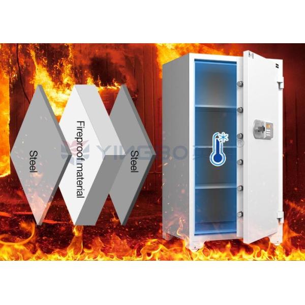 Fireproof safe box multilayer construction