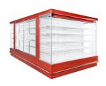 Upright Display Freezer Open Deck Chillers Danfoss 4450*2370*2060