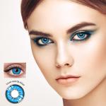 Natural Blue Color Turquoise Contact Lenses Reddit OEM Customed Availible