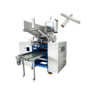 Wholesale 6-Spindle Fully Automatic Pe Stretch Film Rewinder Without Glue for Aluminum Foil Slitting from china suppliers