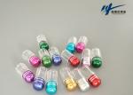 3ml PS Small Plastic Pill Containers Bullet Shape Capsule Packaging Bottles