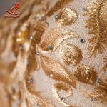 Multi Color Tulle Mesh Embroidered Beaded Lace Fabric Light And Transparent