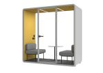 Distraction-free Environment Tempered Glass With Smart Dimmer Office Meeting