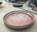Welding Connection Carbon Steel Flat Head End Cover for Pressure Vessel Boiler