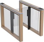 Slim Durable Office Aluminum Alloy Snap-joint Security Gate Protection With