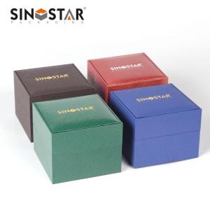 Wholesale Glossy Varnishing Plastic Watch Box with Custom Logo OEM Order Accepted from china suppliers