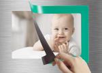 Flexible Personalized Photo Refrigerator Magnets Frame 5 Inches Rectangular