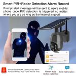 WiFi 15600mAh Battery Powered Security Camera 2.4Ghz Smart PIR