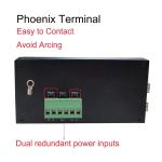 Industrial Gigabit Ethernet L2 Managed Switch 8 X Gigabit Ports 2 X SFP Slots