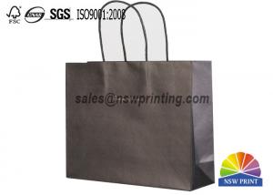 Wholesale Twisted Paper Handle Fashion Clothing Paper Bags Logo Printed Retail Shopping Bags from china suppliers