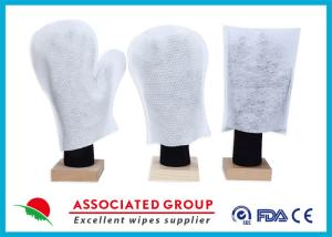 Wholesale Rinse Free Microwaveable Adult Bed Bath Durable Skin Cleansing Wet Wash Gloves With Nourishing Aloe Vera And Vitamin D from china suppliers