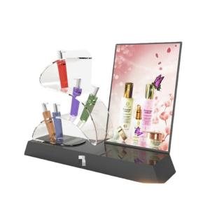 China Acrylic Display for Cosmetic Shops Customizable Design Counter-Top Placement Material on sale