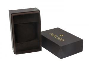 .Gold Stamp Foil Rigid Presentation Boxes , Eco Friendly Two Piece Gift Boxes