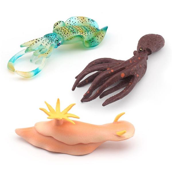 Assorted Sea Animal Figure Set Educational Imaginative Play Toy For Indoor And