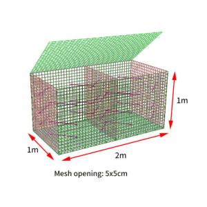 Wholesale 4mm Heavy Duty Galvanized Welded Mesh Gabion For Flood Control from china suppliers