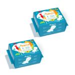 Women Biodegradable Anion Chip Sanitary Napkins Pads Antibacterial Cotton