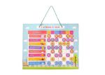 Factory directly Custom 16" X 12" Magnetic Reward Chart Dry Erase White Board