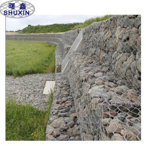 Wholesale Rustproof Galvanized Hexagon Galfan Gabion Baskets For Seawall Protection from china suppliers