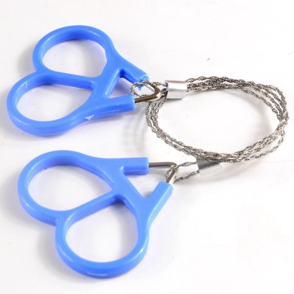 Silver Outdoor Survival Wire Saw Emergency Mini Hand Pocket Steel Saw Cutting